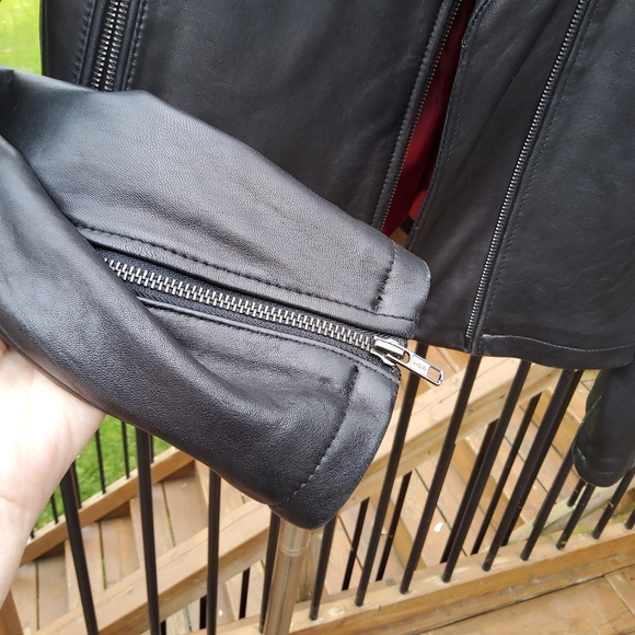 Pelle Studio Black Leather Moto Jacket - Picture 4 of 8